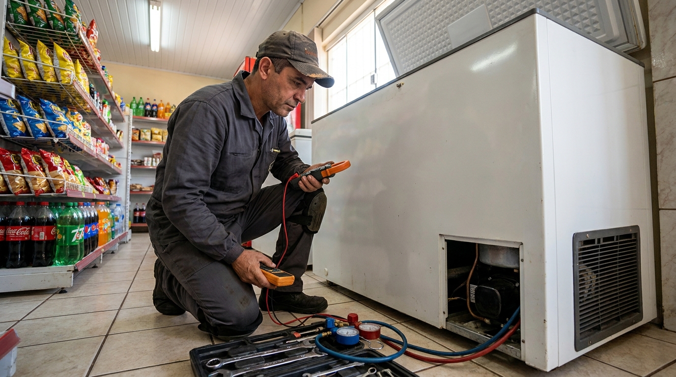 Conserto de placa eletrônica de freezer em Passo Fundo‑RS
